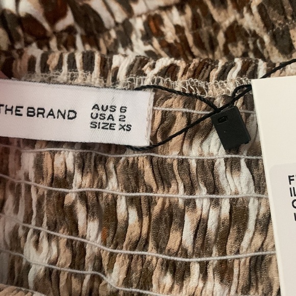 NWT Faithfull the Brand Ilaria Mini Dress Giorgio Animal Leopard Print Sz 2 - Picture 9 of 9